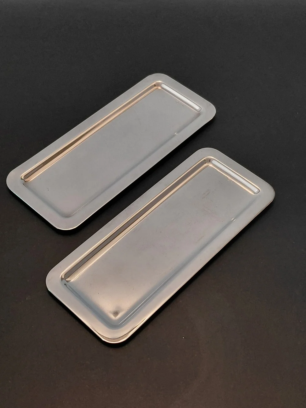 Vintage Olri Silverplate Vanity Tray Set